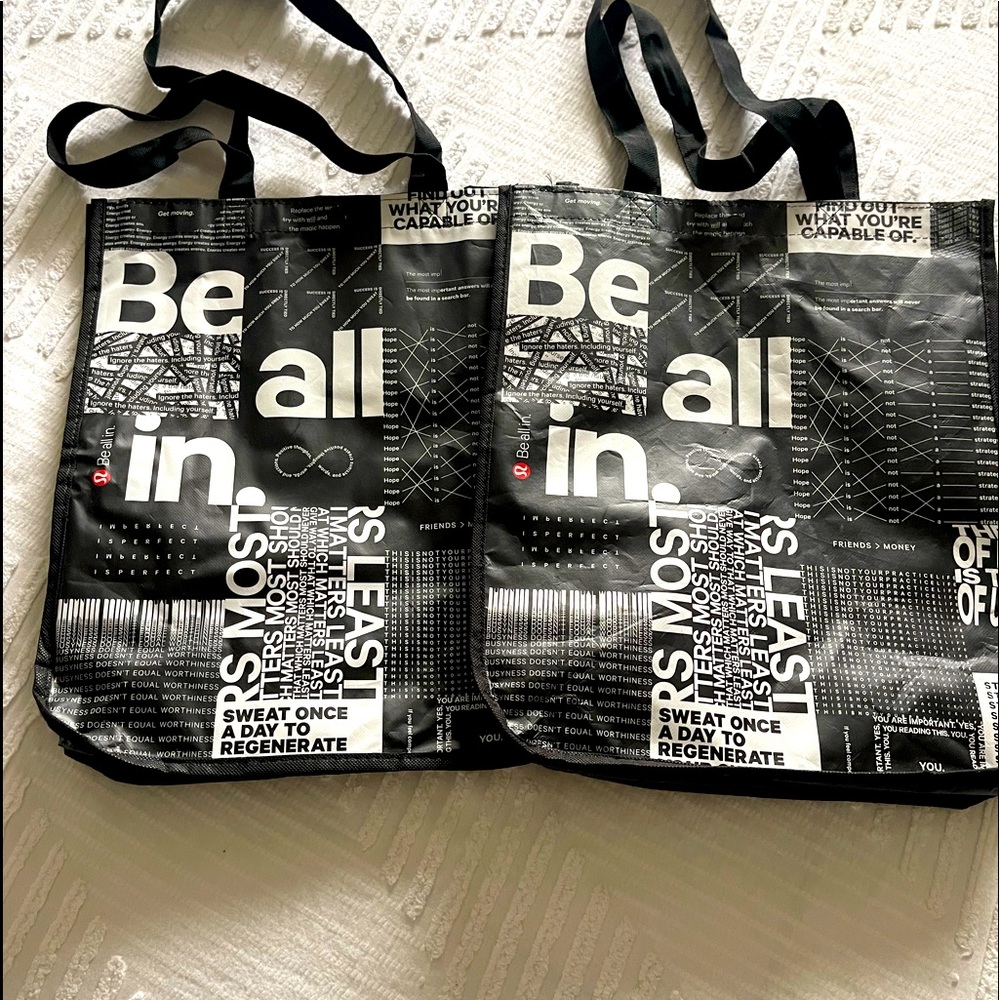 Lululemon bags x 2